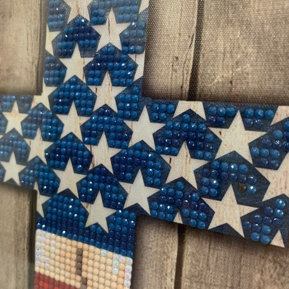 ⭐️ Patriotic Framed Diamond Art - Picture 6 of 8